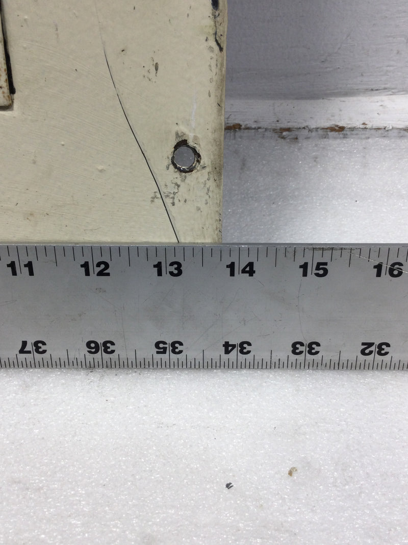 Wadsworth 150MB16-30 150 Amp 16 Space 120/240V Panel Door 27 1/4" x 13 3/4"