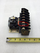 Square D 8903LG80 20 Amp 277-600 VAC 8 Pole Lighting Contactor w/ 120 VAC Coil