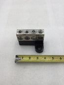 Hoffman 4 Position Grounding Lug w/Mounting Bracket for