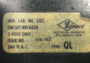 Zinsco QL2436300 300 Amp 3 Pole 600V Circuit Breaker