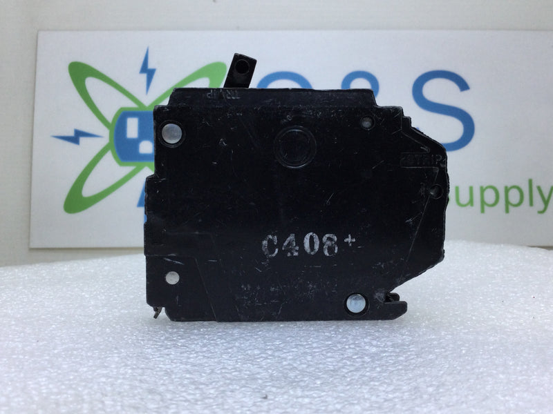 GE THQP130/TQP130 30 Amp 1 Pole 120/240V Thin Circuit Breaker - Black Face