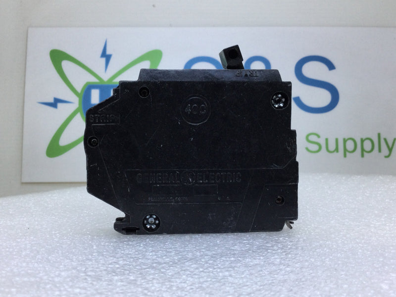 GE THQP130/TQP130 30 Amp 1 Pole 120/240V Thin Circuit Breaker - Black Face