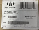 Milbank UAP1253-X-HSP 4 Terminal Ringless Large Closing Plate 3 Position Stainless Steel Hasp Aluminum Painted