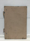 Square D RC816F200C 200A 8 Space 120/240V Hinged Cover/Door Only 20 1/2" x 14"