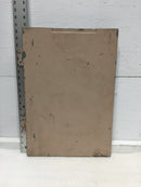 Square D RC816F200C 200A 8 Space 120/240V Hinged Cover/Door Only 20 1/2" x 14"