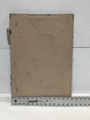 Square D RC816F200C 200A 8 Space 120/240V Hinged Cover/Door Only 20 1/2" x 14"
