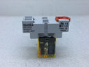 Idec RU4S-A110 Relay 6Amp 250VAC 6Amp 30VDC/Square D Socket Base 8502NR45 Series B