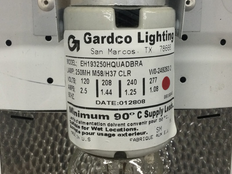 Philips/Gardco Lighting EH193250HQUADBRA Outdoor Lighting for Parking 250W 120-277V