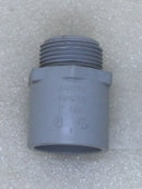 Cantex 5140105 1" Male Threaded PVC Conduit Terminal Adaptor