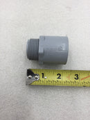 Cantex 5140105 1" Male Threaded PVC Conduit Terminal Adaptor