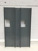 Anchor FPE Panel Mobile Home Meter Box Filler Plates for Power Outlet with Recessed Clip - Complete Set of 3