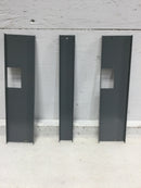 Anchor FPE Panel Mobile Home Meter Box Filler Plates for Power Outlet with Recessed Clip - Complete Set of 3