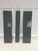 Anchor FPE Panel Mobile Home Meter Box Filler Plates for Power Outlet with Recessed Clip - Complete Set of 3