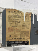 FPE Federal Pacific LX108-16 Cover/Door Only 16 Space 125 Amp 120/240V 16" x 11 3/8"