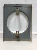 Westinghouse/Bryant Meter QS-4 / QS5 QS/QP Quick-Stack Meter Center Ring Type Meter Cover Raised Ring with Two Back Brackets 9 1/2" x 7 1/4"