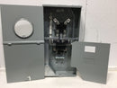 GE TSM420CSCUP Power Mark Gold 200 Amp 4-Space 8-Circuit Meter Socket Load Center Outdoor NEMA 3R surface mount