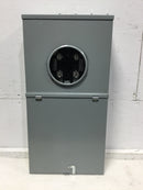 GE TSM420CSCUP Power Mark Gold 200 Amp 4-Space 8-Circuit Meter Socket Load Center Outdoor NEMA 3R surface mount