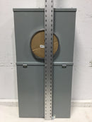 GE TSM420CSCUP Power Mark Gold 200 Amp 4-Space 8-Circuit Meter Socket Load Center Outdoor NEMA 3R surface mount