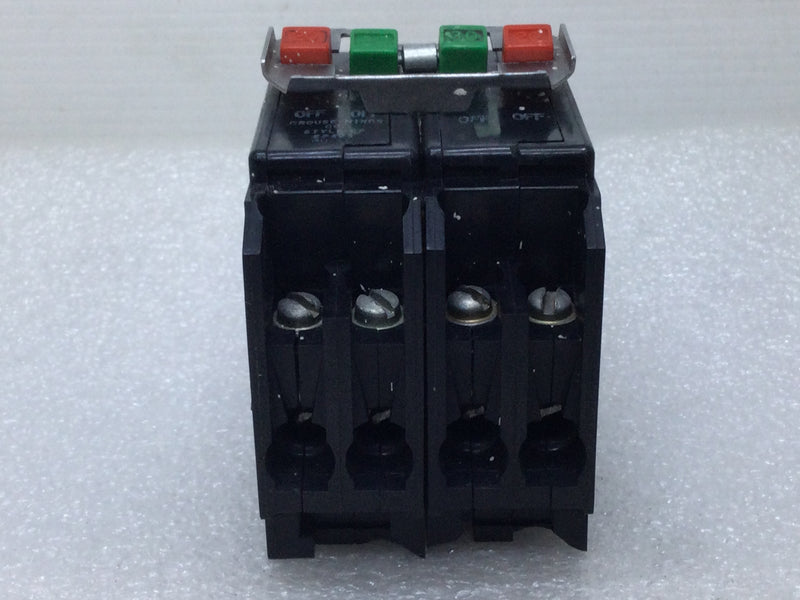 Crouse-Hinds EP423 Circuit Breaker 20/30 30/20 Amp Quad 120/240v
