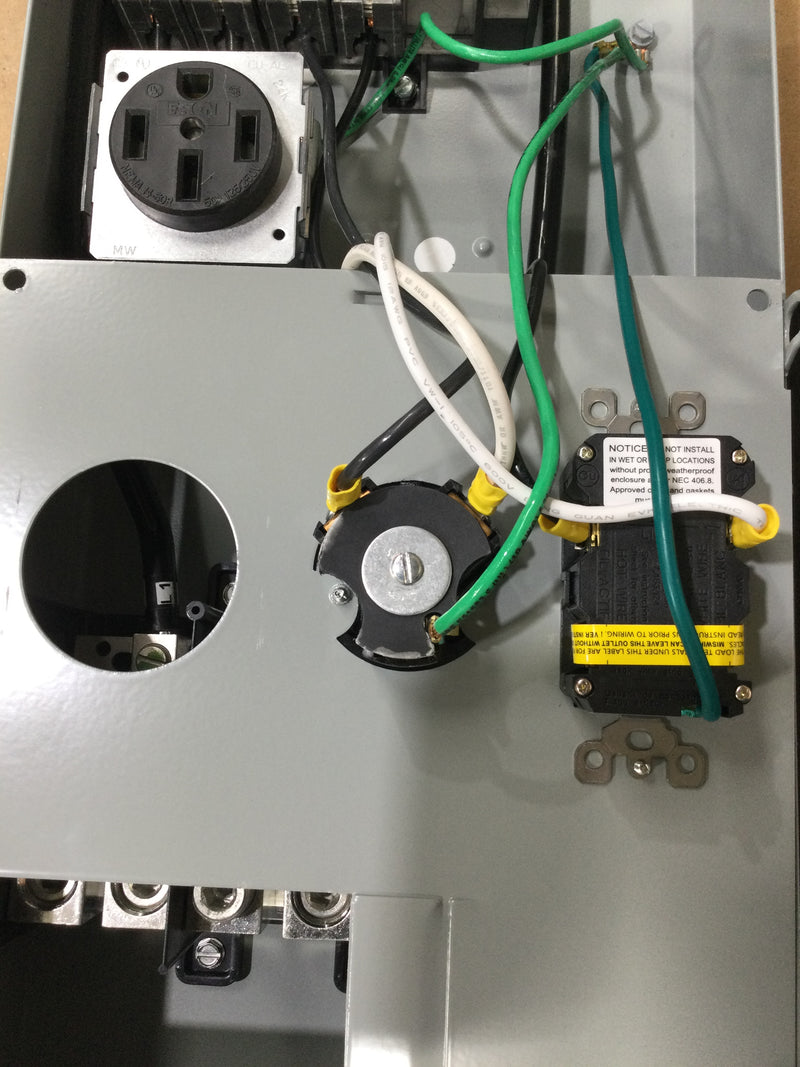 GE General Electric GE1LU532PS MOD 2 RV Pad Mount Pedestal with 50 Amp and 30 Amp RV Receptacles and a 20 Amp GFCI Receptacle