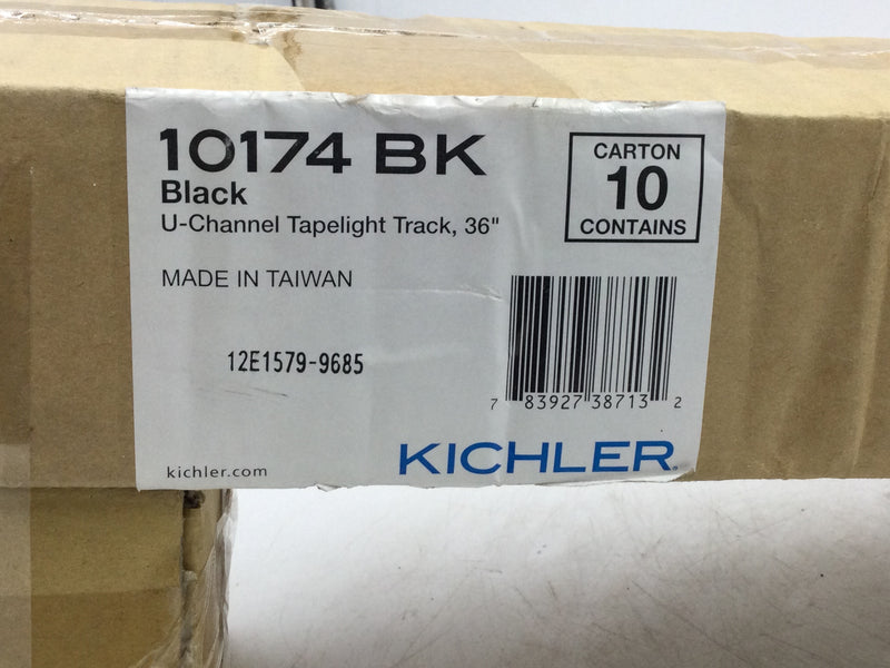 Kichler 10174Bk Tape Light U-Channel 36"