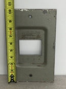 Zinsco Magnetrip Cat. No. 3M-S 120/240V 4 Space Load Center Dead Front Cover Only 10 3/8" x 6 5/8"