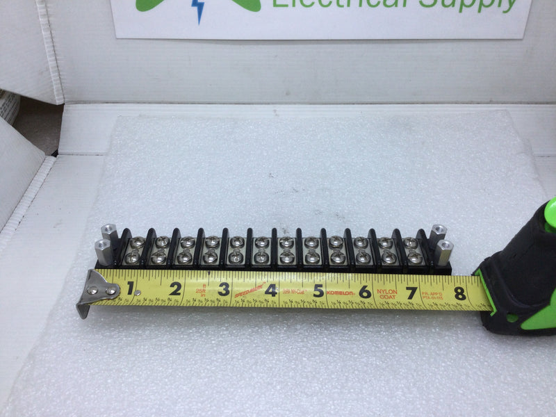 Marathon Special Products 312 Terminal Block 12-Positions 300 Series 30 Amp 600V Surface Mount