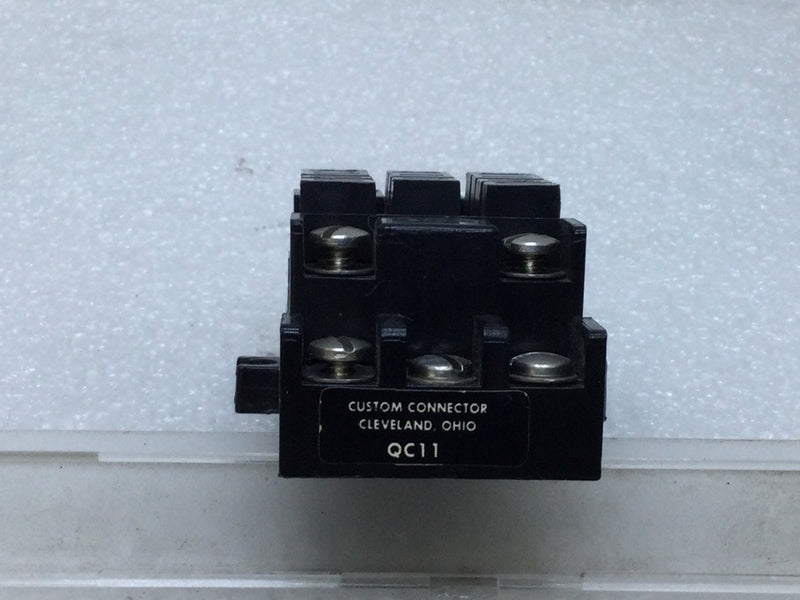 Custom Connector QC11 Relay Socket Base 11-Blades