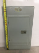 Crouse-Hinds LC216EC Model 14 Type G 200 Amp 120/240V 150 Amp Main Breaker 16/32 Space Panelboard Cover 24 1/2" x 15 1/2"