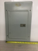 Crouse-Hinds LC216EC Model 14 Type G 200 Amp 120/240V 150 Amp Main Breaker 16/32 Space Panelboard Cover 24 1/2" x 15 1/2"