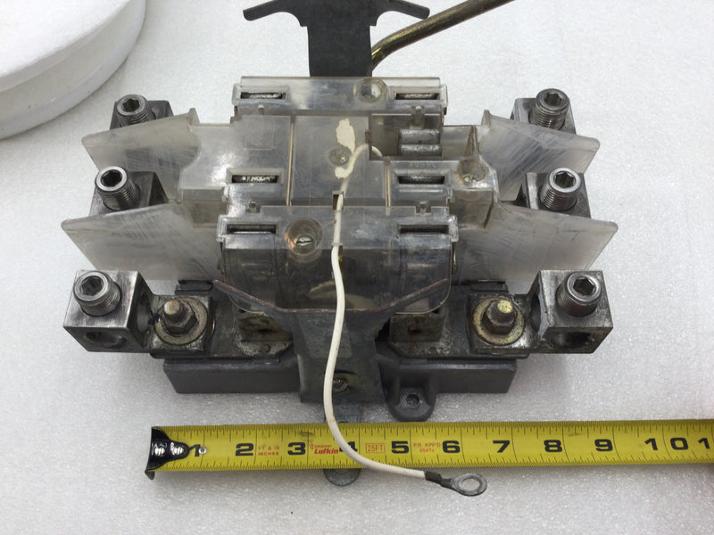 Duncan 400 Amp 3 Phase 7 Jaw Continuous Meter Socket w/Bypass