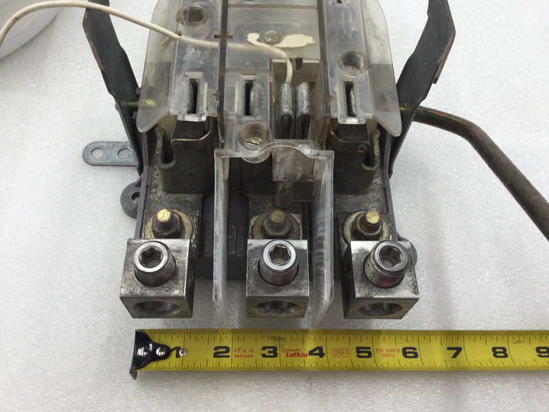 Duncan 400 Amp 3 Phase 7 Jaw Continuous Meter Socket w/Bypass