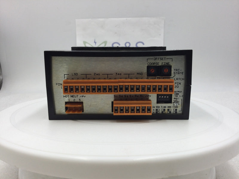 Electronic Counters and Controls MRC104 Position Indicator