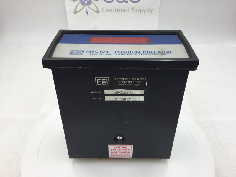 Electronic Counters and Controls MRC104 Position Indicator