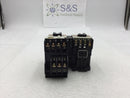 Fuji Electric SC-03 (4NCOAO) Reversing Magnetic Contactor 20 Amp 200-600 VAC 2-5 HP with TR-ON/3 Thermal Overload Relay