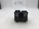 Fuji Electric SC-03 (4NCOAO) Reversing Magnetic Contactor 20 Amp 200-600 VAC 2-5 HP with TR-ON/3 Thermal Overload Relay