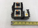 Fuji Electric SC-03 (4NCOAO) Reversing Magnetic Contactor 20 Amp 200-600 VAC 2-5 HP with TR-ON/3 Thermal Overload Relay