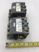 Dover Elevator 147283 2 Pack Magnetic Contactor Size 2 45 Amp 3 Phase with 120-240 VAC Coil