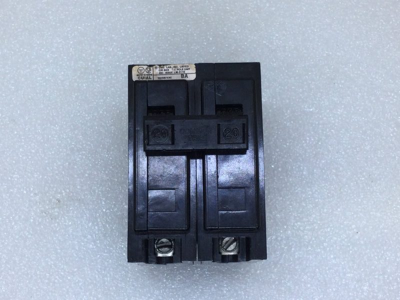 Westinghouse BA2020 20 Amp 2 Pole 120/240V Circuit Breaker