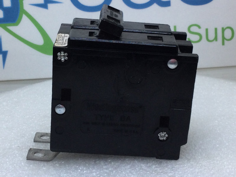 Westinghouse BA2020 20 Amp 2 Pole 120/240V Circuit Breaker