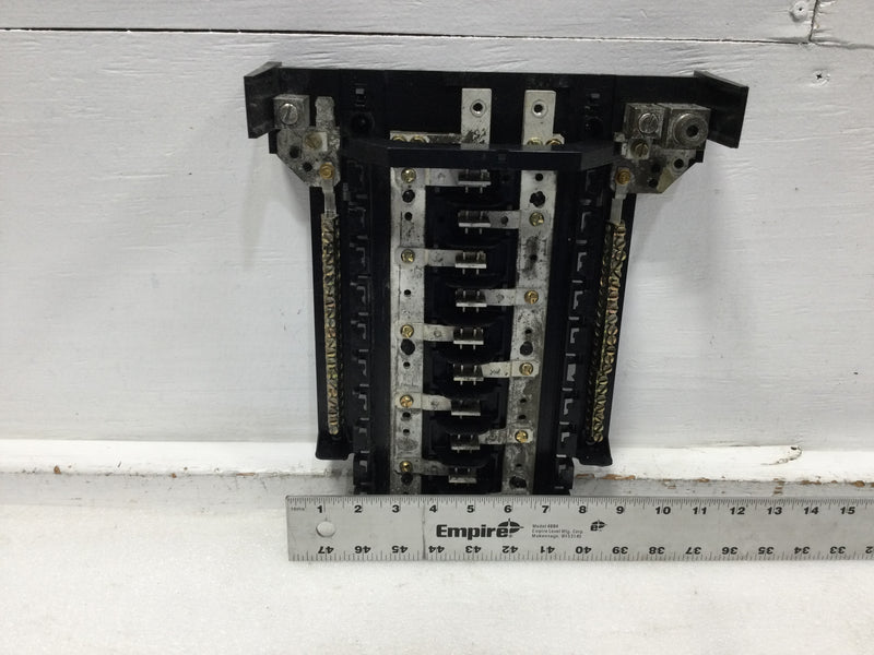 GE TM2020 200 Amp 10 Space 120/240 VAC Load Center Guts Only 10"X 13" - Flaw