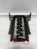 GE TM2020 200 Amp 10 Space 120/240 VAC Load Center Guts Only 10"X 13" - Flaw