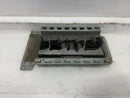 ITE/Siemens 8 Space Load Center Guts Only with 6 Tandem Breaker Posts 6" X 10"