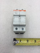 Ferraz Shawmut/Mersen USCC2 Ultrasafe Fuse Holder 2 Pole 30 Amp 600 VAC uses Class CC Fuses