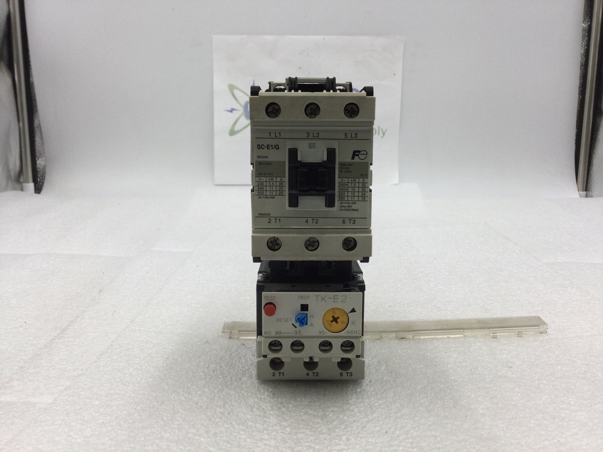 Fuji Electric SC-E4/G Contactor - 24VDC Coil, 80A Rating, 3 Normally Open (N.O.) Poles - View #4