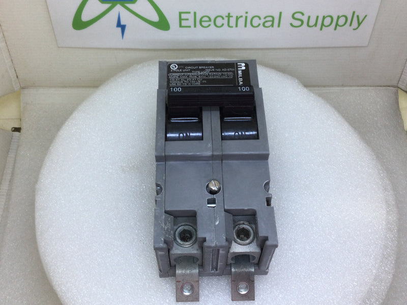 Milbank UQFP-100 100 Amp 2 Pole 240V Circuit Breaker