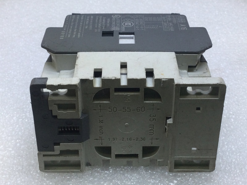 ABB A16-04-00 30 Amp 50/60Hz 600V Contactor - Cosmetic Flaw