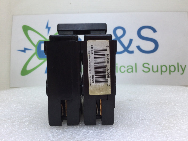 Eaton/Cutler Hammer BR260/C260 60 Amp 2 Pole 120/240V Circuit Breaker