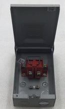 Milbank U3800 60 Amp 1 Phase 2 Wire 240V Non-Fused Enclosed Pullout Switch