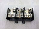 Six Lug Three Position Power Distribution Block with CU7AL 6 AWG-250MCM AWG Lugs